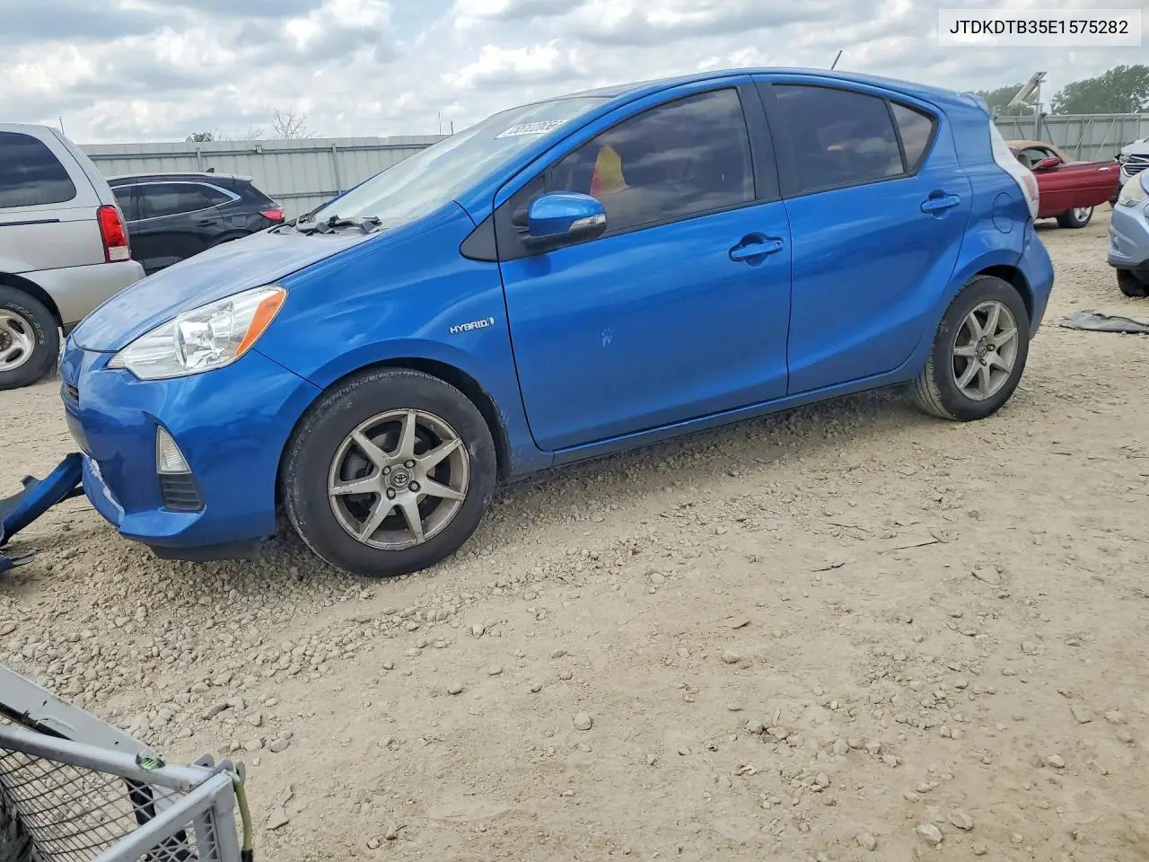 2014 Toyota Prius C Two VIN: JTDKDTB35E1575282 Lot: 55122656