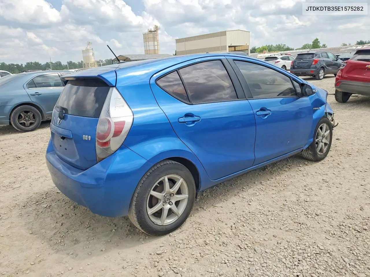 2014 Toyota Prius C Two VIN: JTDKDTB35E1575282 Lot: 55122656