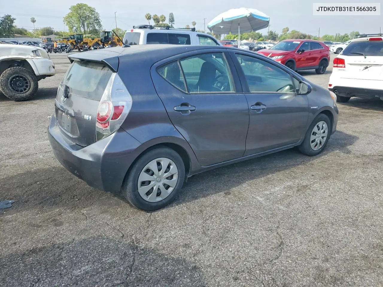 2014 Toyota Prius C One VIN: JTDKDTB31E1566305 Lot: 55373436