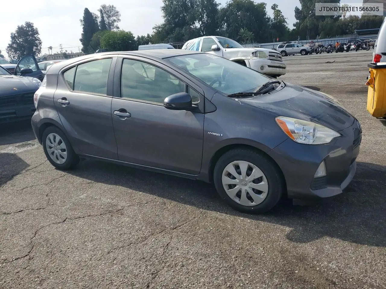 2014 Toyota Prius C One VIN: JTDKDTB31E1566305 Lot: 55373436