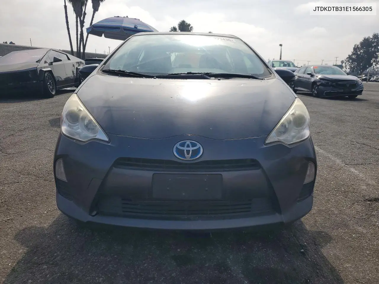 2014 Toyota Prius C One VIN: JTDKDTB31E1566305 Lot: 55373436