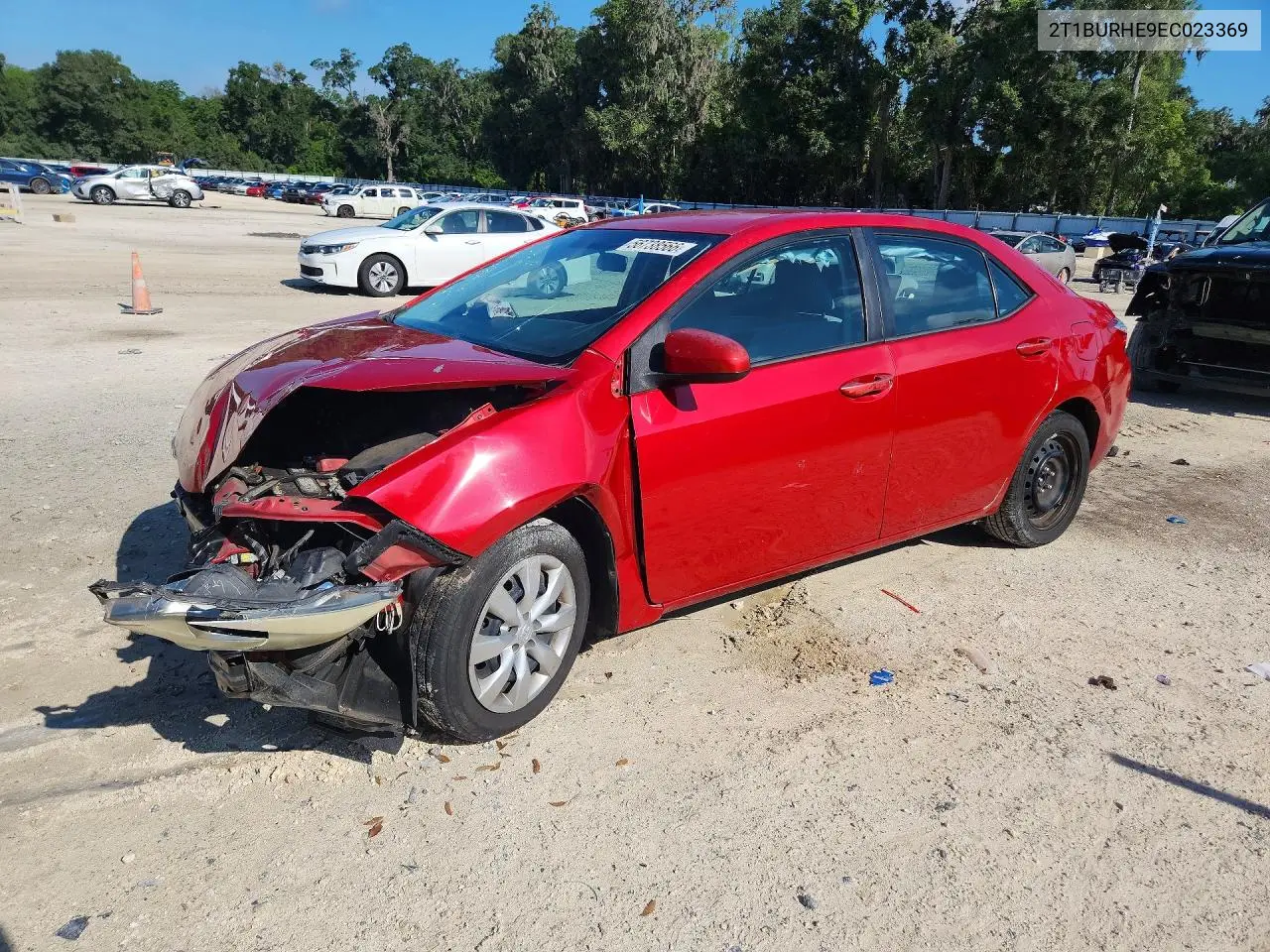 2014 Toyota Corolla Le VIN: 2T1BURHE9EC023369 Lot: 56738566