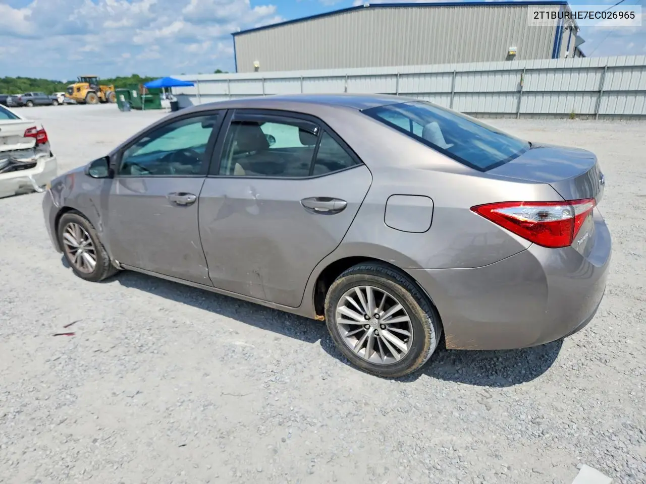2014 Toyota Corolla Le Plus VIN: 2T1BURHE7EC026965 Lot: 56841176