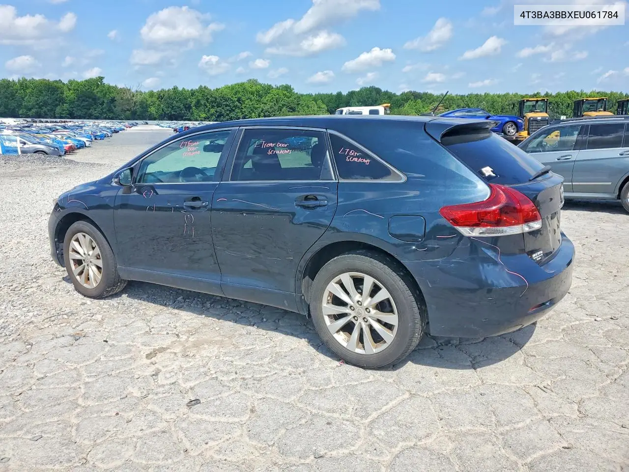 2014 Toyota Venza Le VIN: 4T3BA3BBXEU061784 Lot: 56867736