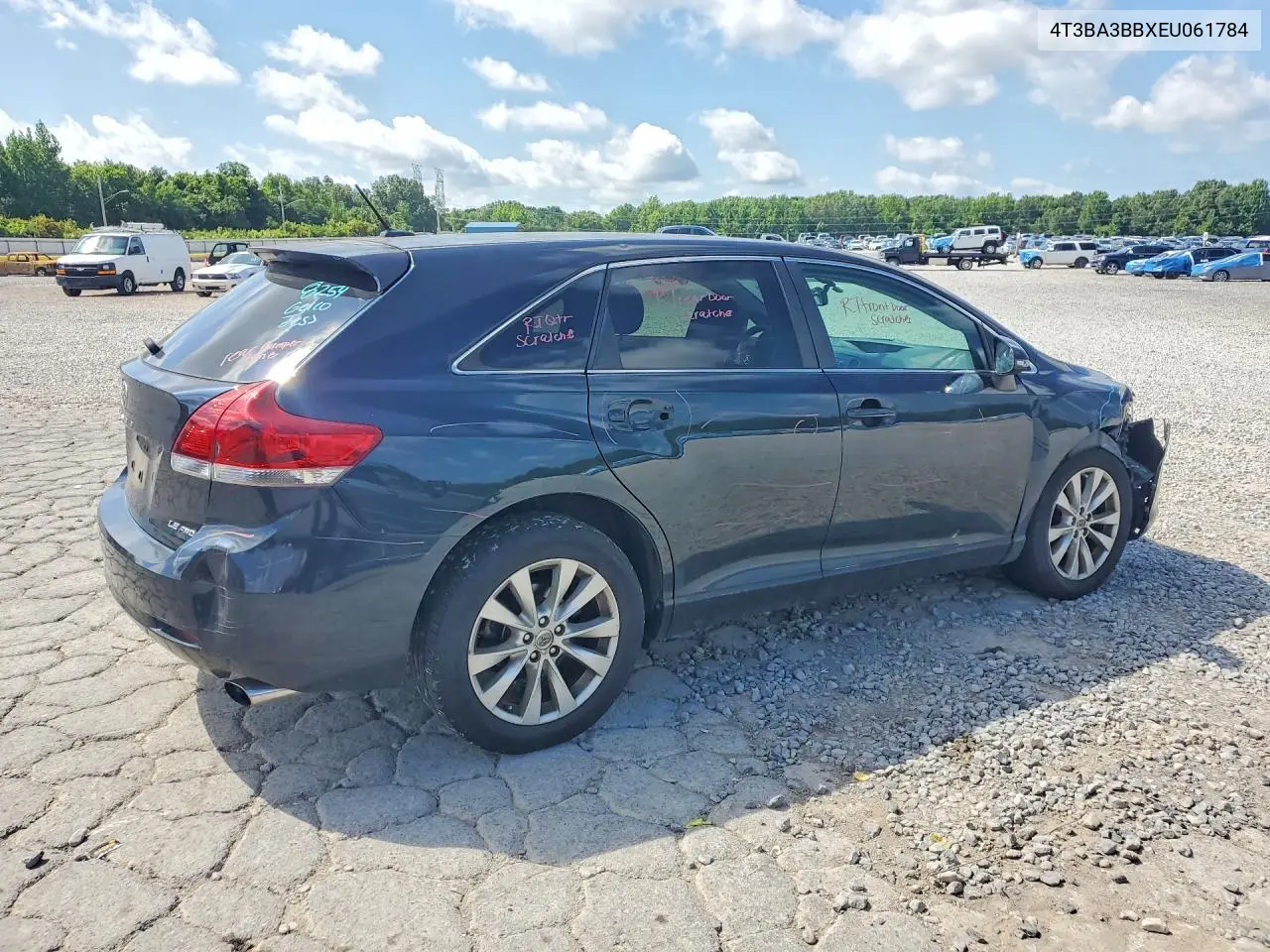 2014 Toyota Venza Le VIN: 4T3BA3BBXEU061784 Lot: 56867736