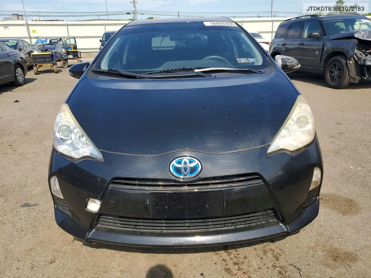 2014 Toyota Prius C Two VIN: JTDKDTB38E1072183 Lot: 56900996
