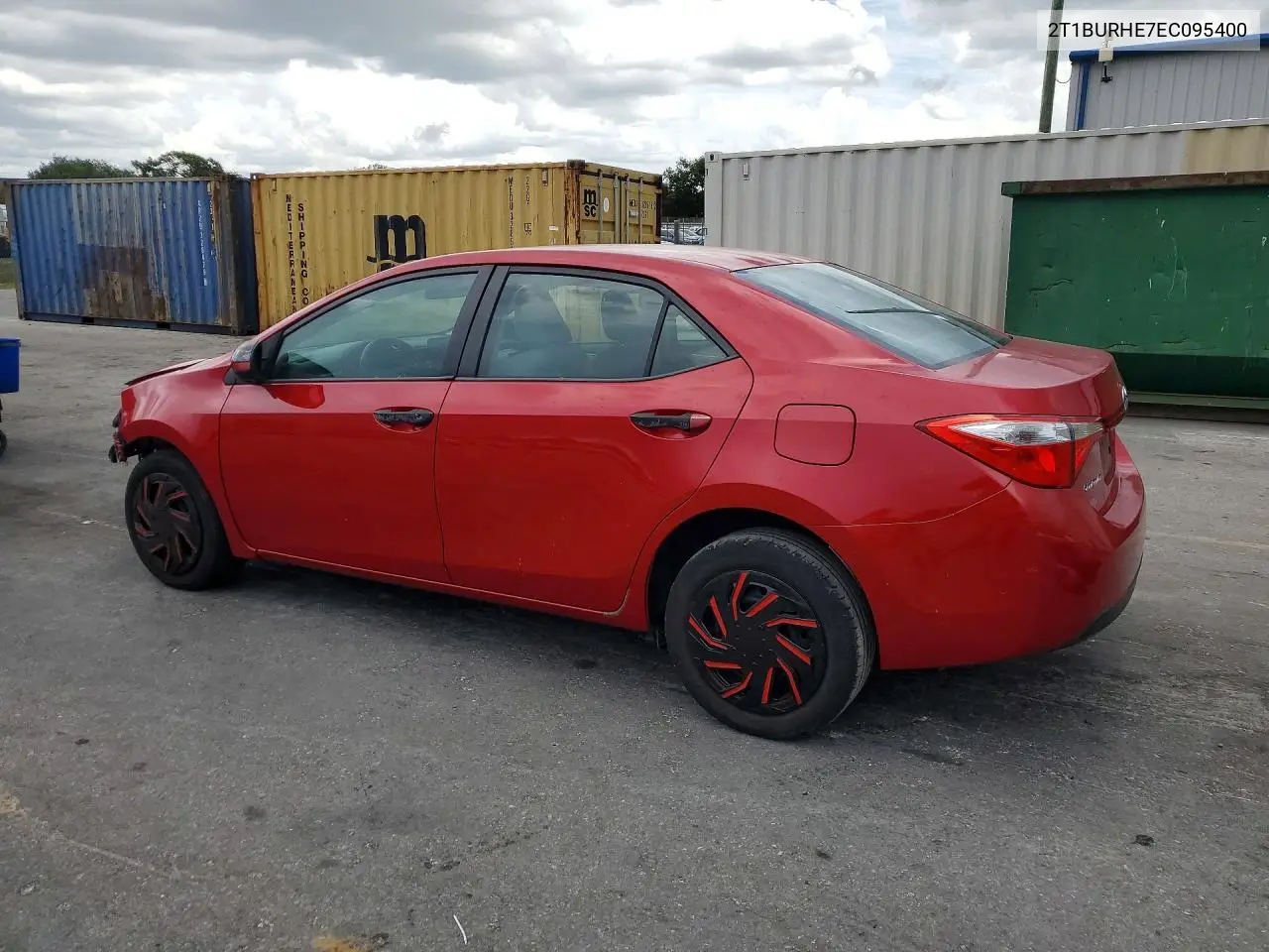 2014 Toyota Corolla Le VIN: 2T1BURHE7EC095400 Lot: 57031156
