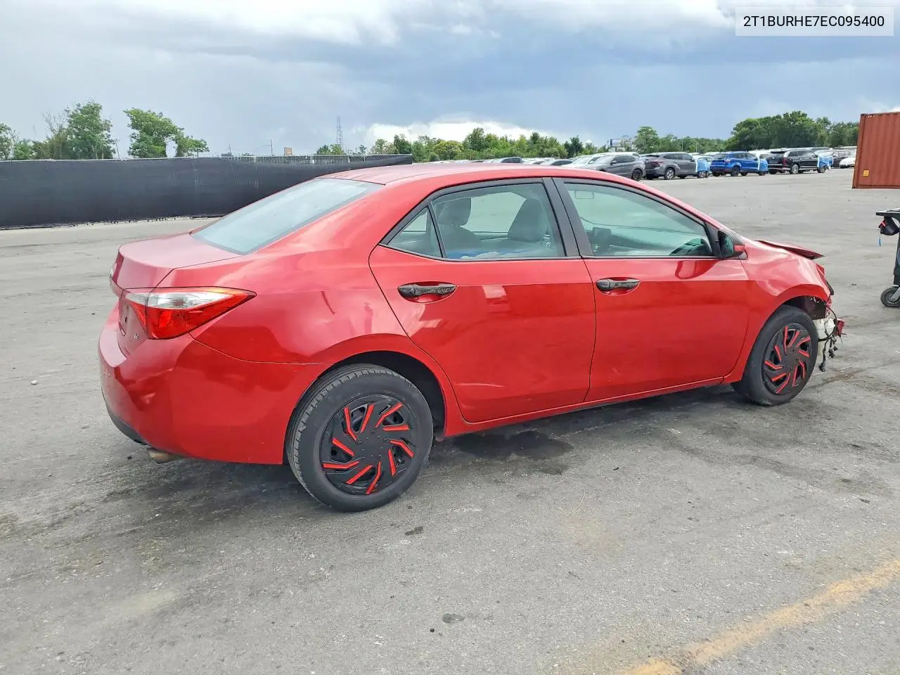 2014 Toyota Corolla Le VIN: 2T1BURHE7EC095400 Lot: 57031156
