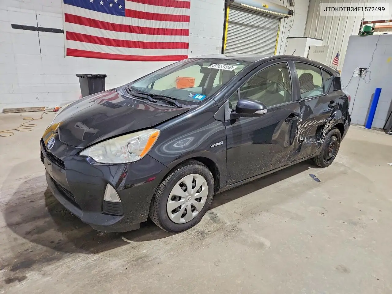2014 Toyota Prius C One VIN: JTDKDTB34E1572499 Lot: 57551156