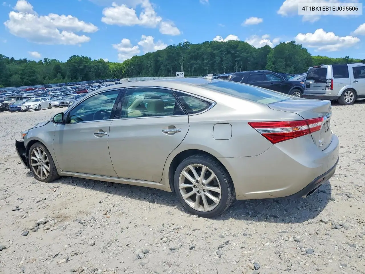 2014 Toyota Avalon Limited VIN: 4T1BK1EB1EU095506 Lot: 57620396