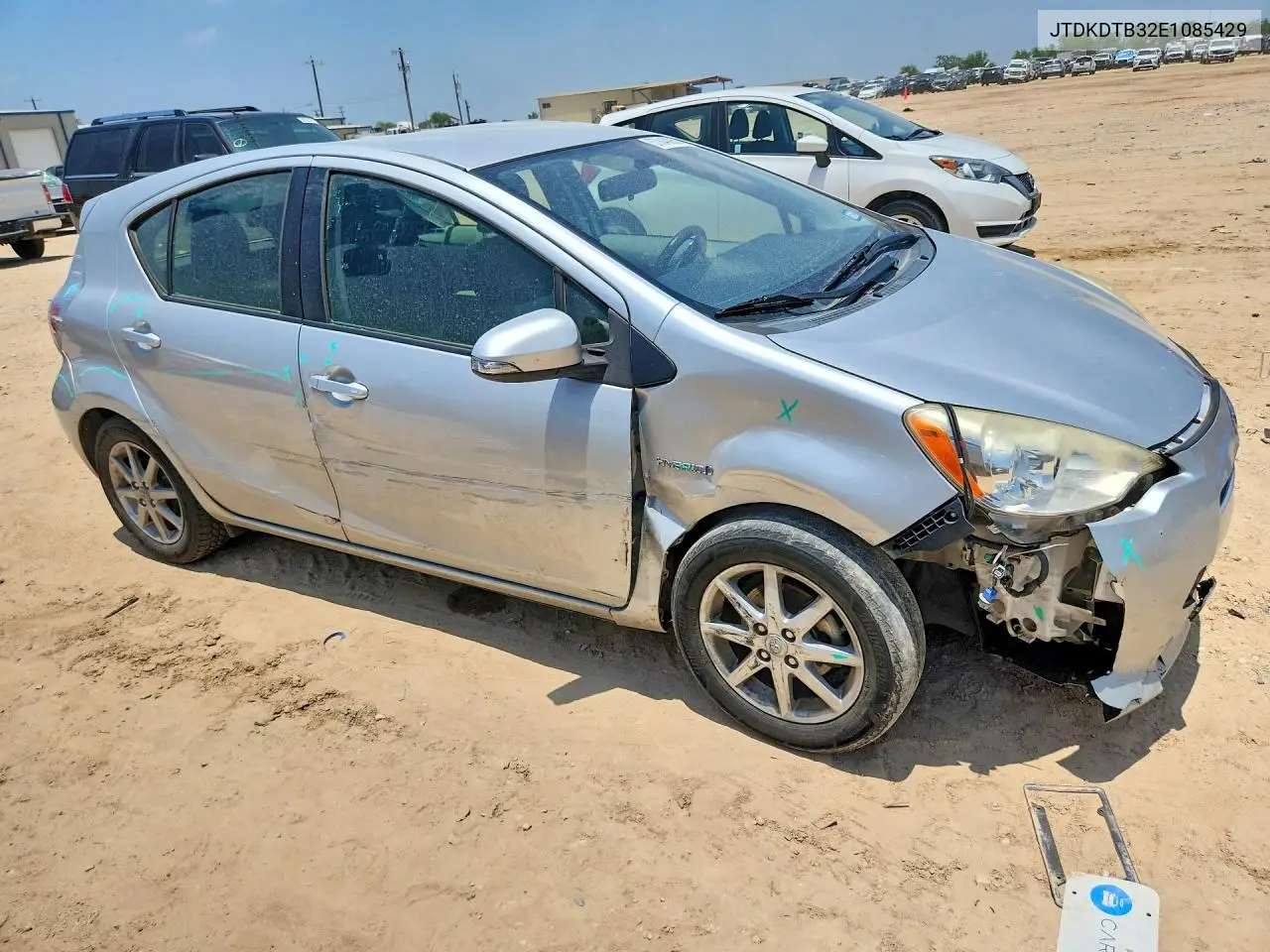 2014 Toyota Prius C Three VIN: JTDKDTB32E1085429 Lot: 57840956