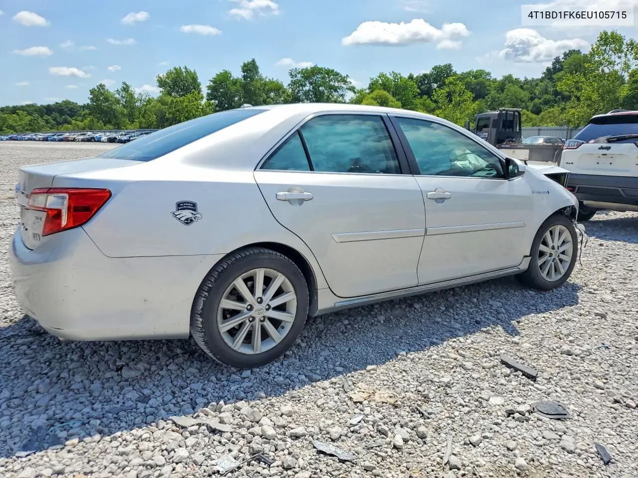 2014 Toyota Camry Hybrid Xle VIN: 4T1BD1FK6EU105715 Lot: 57885036