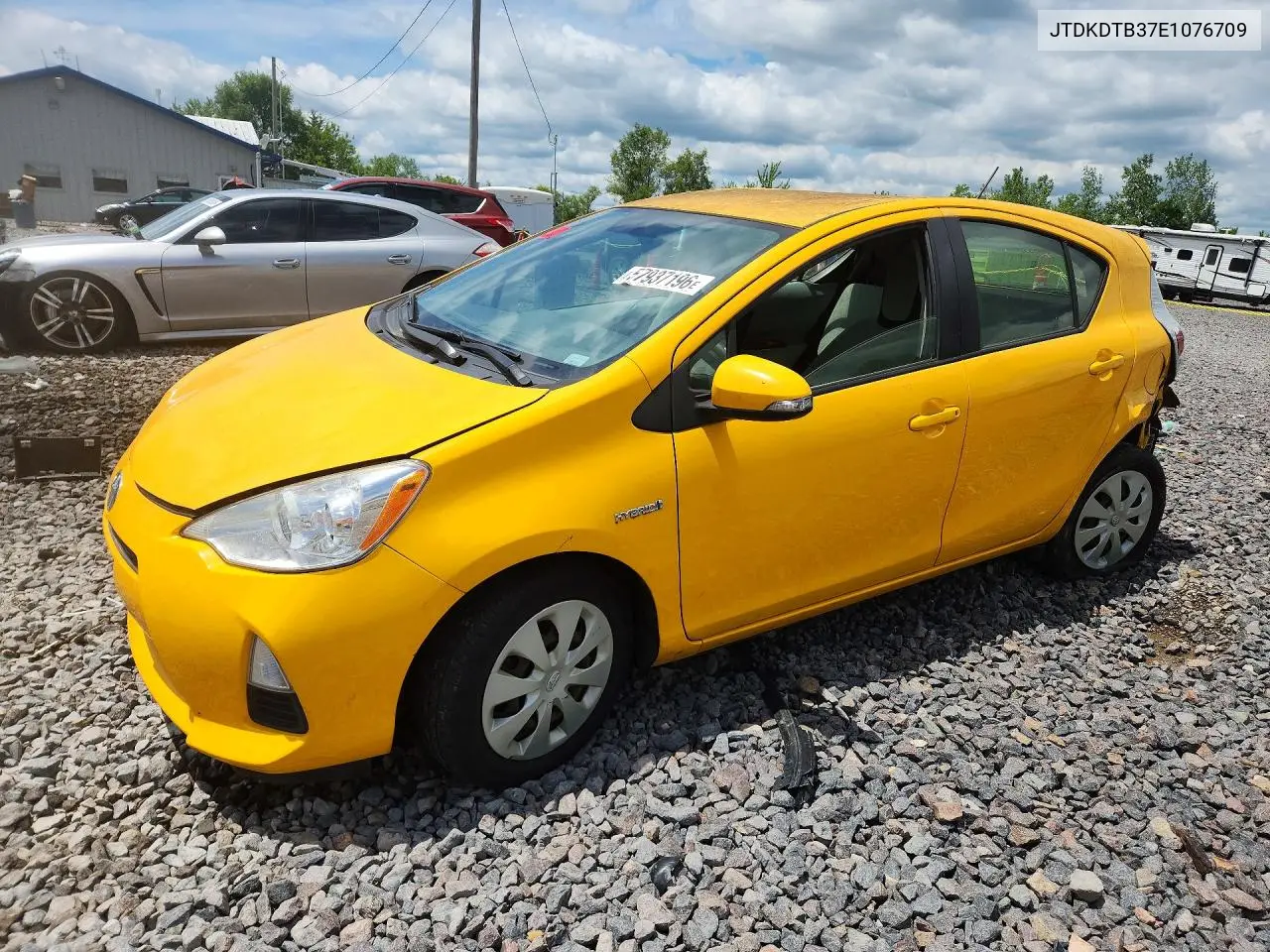 2014 Toyota Prius C One VIN: JTDKDTB37E1076709 Lot: 57937196