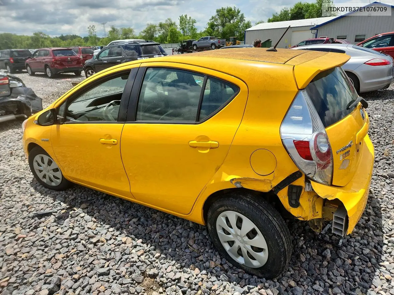 2014 Toyota Prius C One VIN: JTDKDTB37E1076709 Lot: 57937196