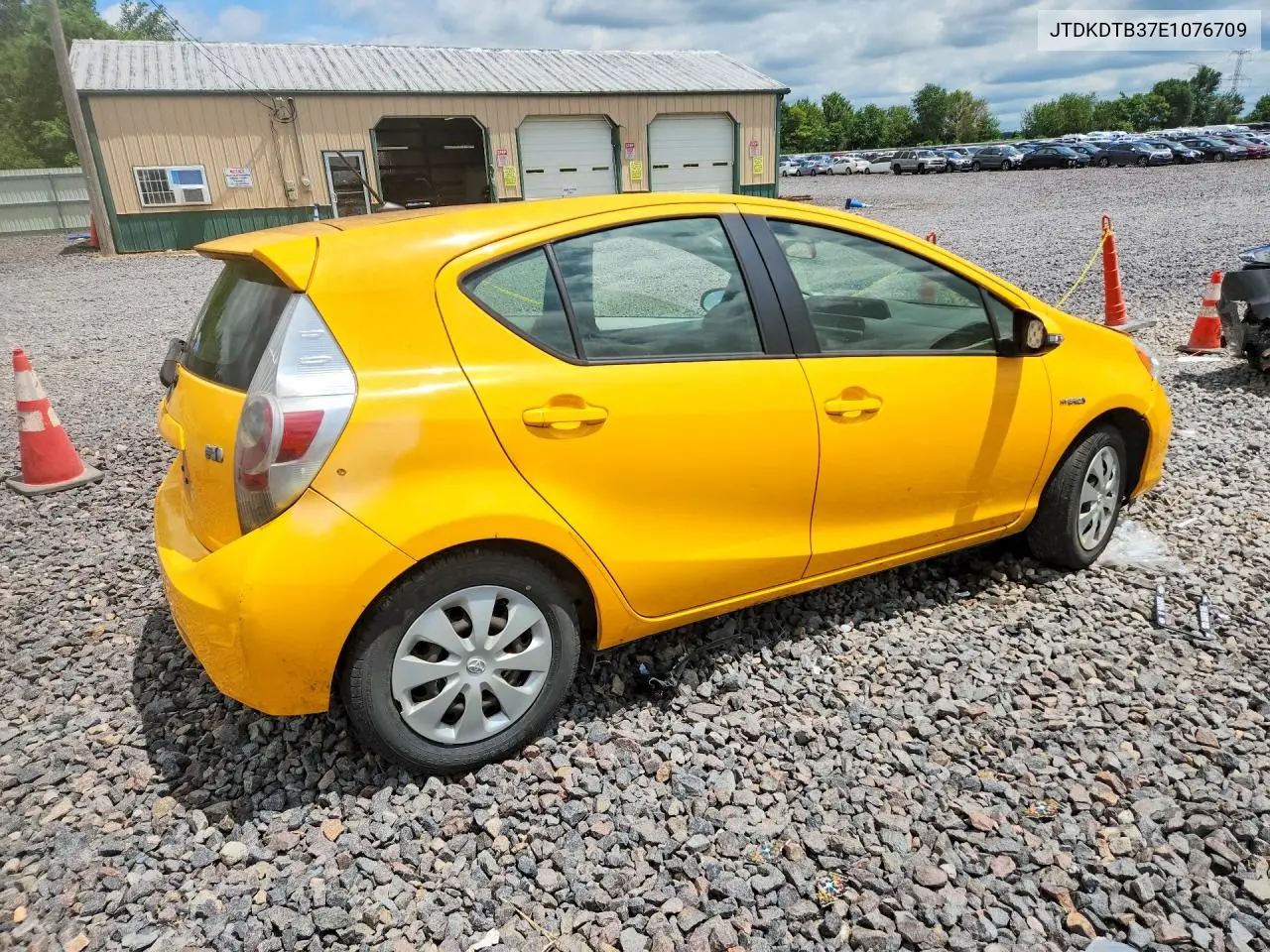 2014 Toyota Prius C One VIN: JTDKDTB37E1076709 Lot: 57937196