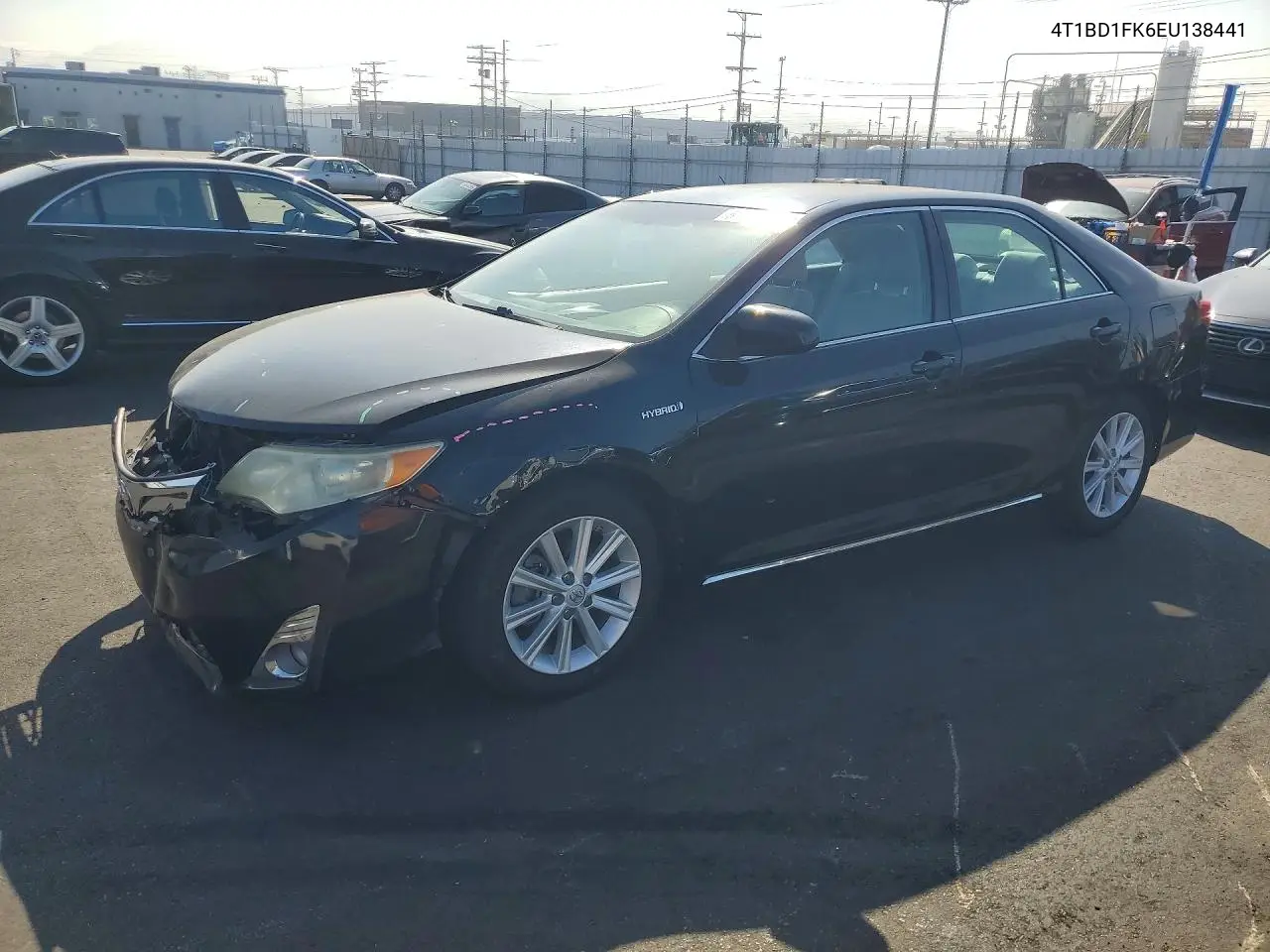 2014 Toyota Camry Hybrid Xle VIN: 4T1BD1FK6EU138441 Lot: 57951136