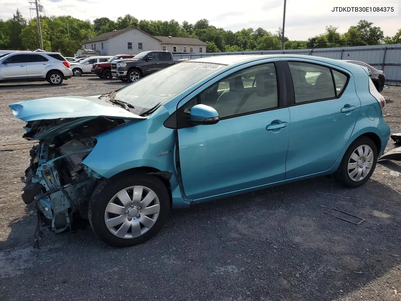 2014 Toyota Prius C One VIN: JTDKDTB30E1084375 Lot: 57968166
