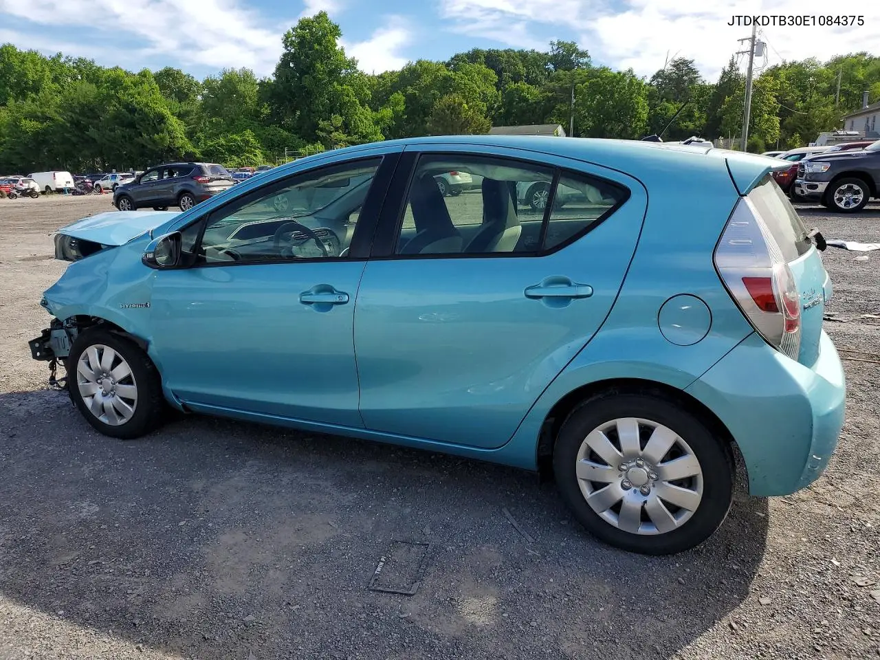 2014 Toyota Prius C One VIN: JTDKDTB30E1084375 Lot: 57968166
