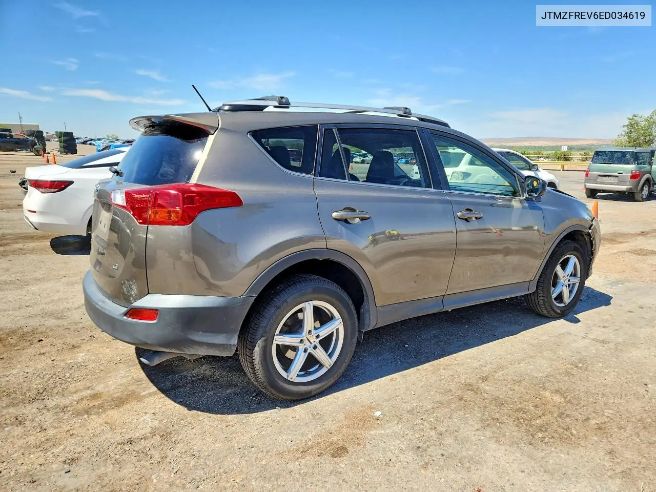 2014 Toyota Rav4 Le VIN: JTMZFREV6ED034619 Lot: 58322186