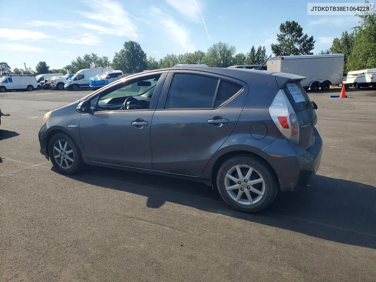 2014 Toyota Prius C Three VIN: JTDKDTB38E1064228 Lot: 58498576