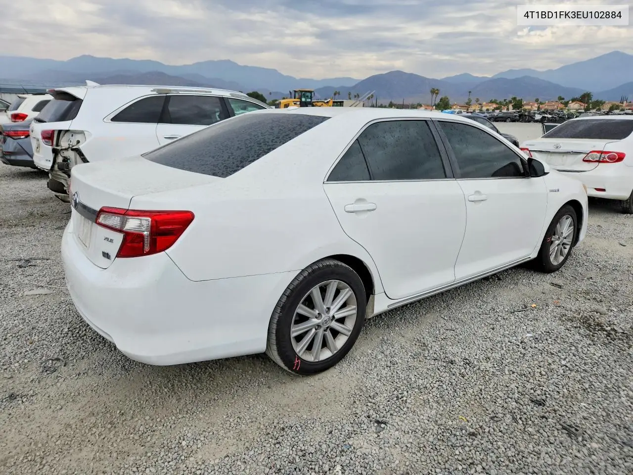 2014 Toyota Camry Hybrid Xle VIN: 4T1BD1FK3EU102884 Lot: 58556476