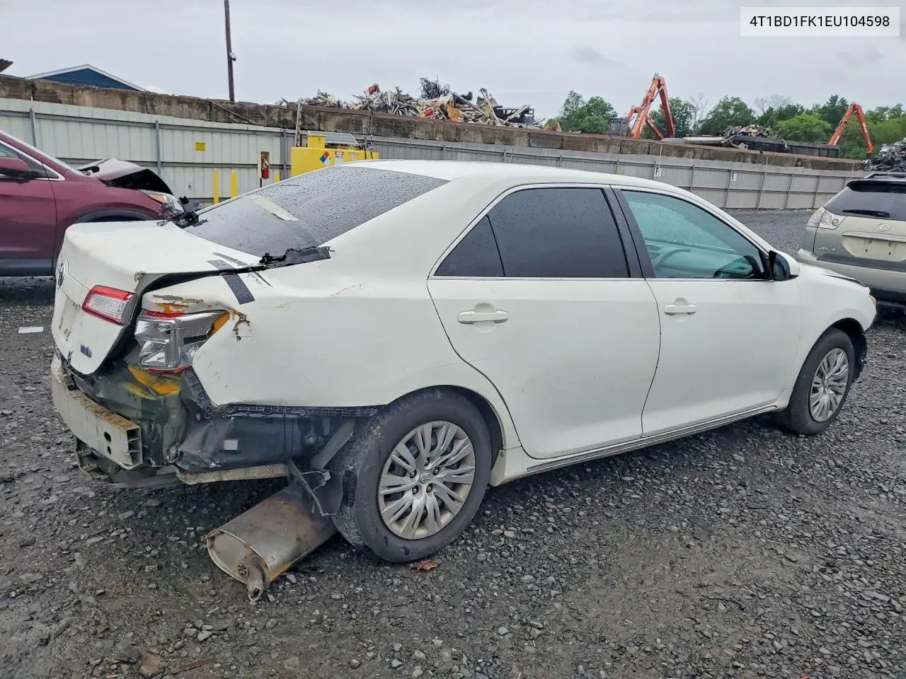 2014 Toyota Camry Hybrid Le VIN: 4T1BD1FK1EU104598 Lot: 58571796