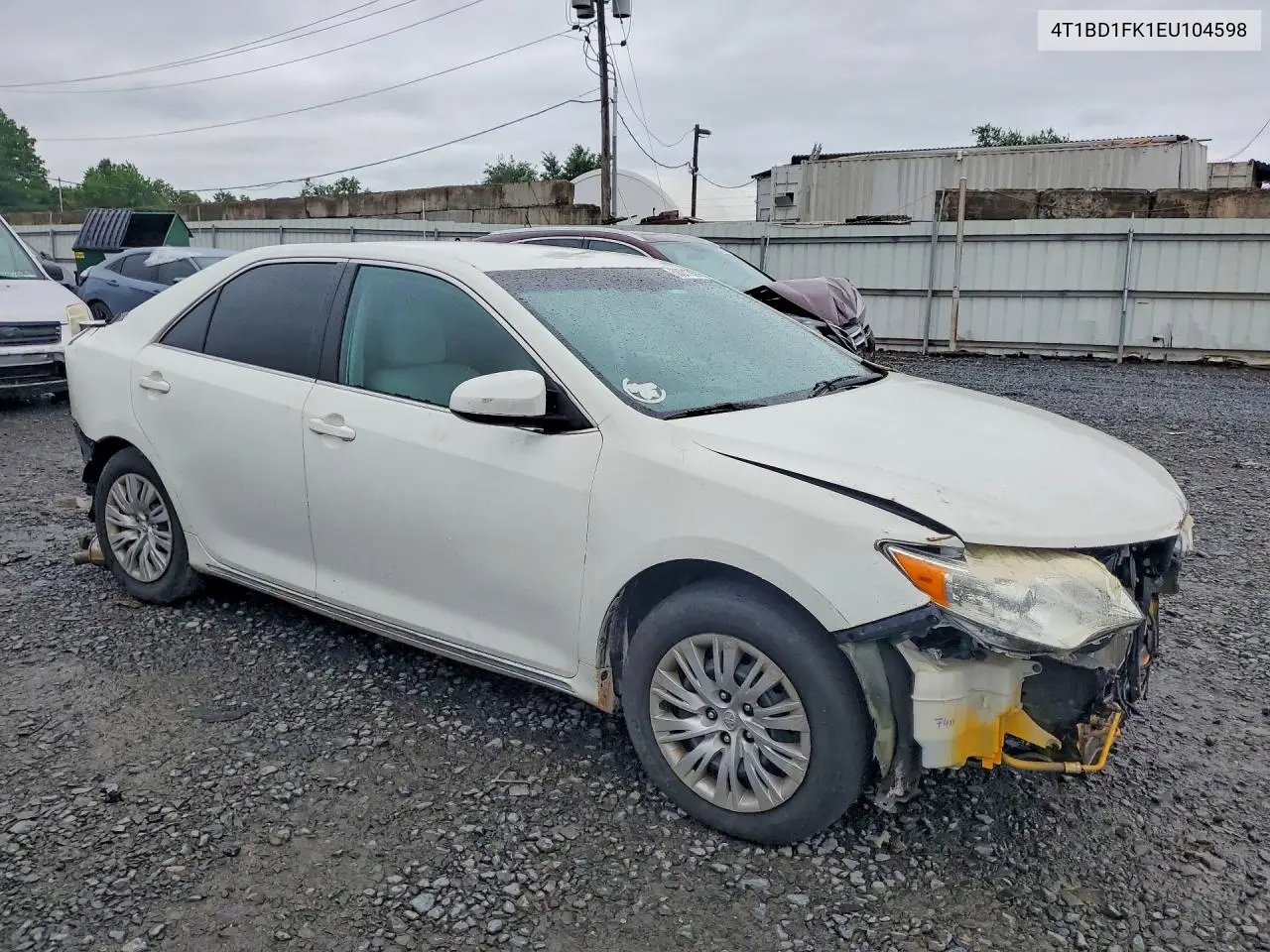 2014 Toyota Camry Hybrid Le VIN: 4T1BD1FK1EU104598 Lot: 58571796
