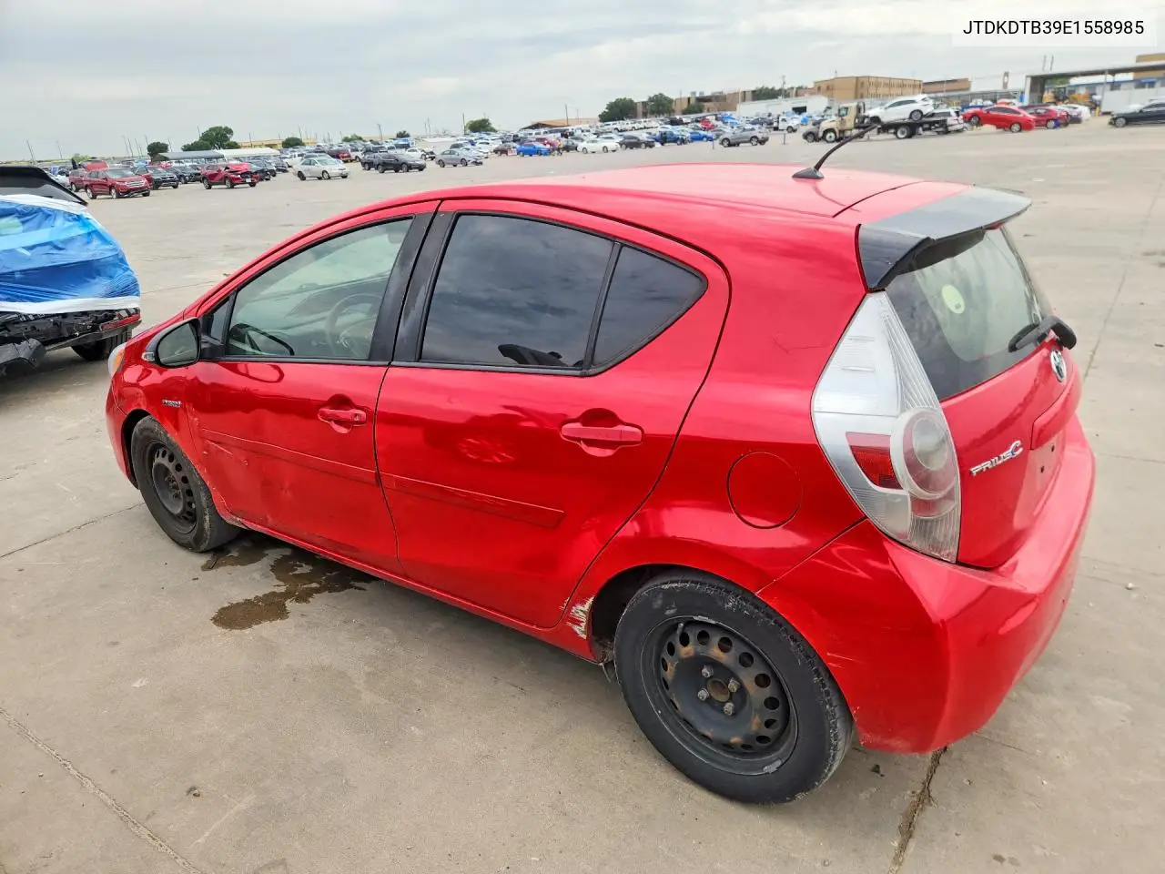 2014 Toyota Prius C One VIN: JTDKDTB39E1558985 Lot: 58948286