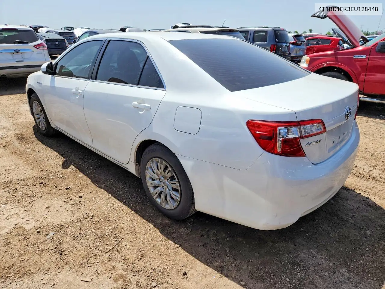 2014 Toyota Camry Hybrid Le VIN: 4T1BD1FK3EU128448 Lot: 59242816