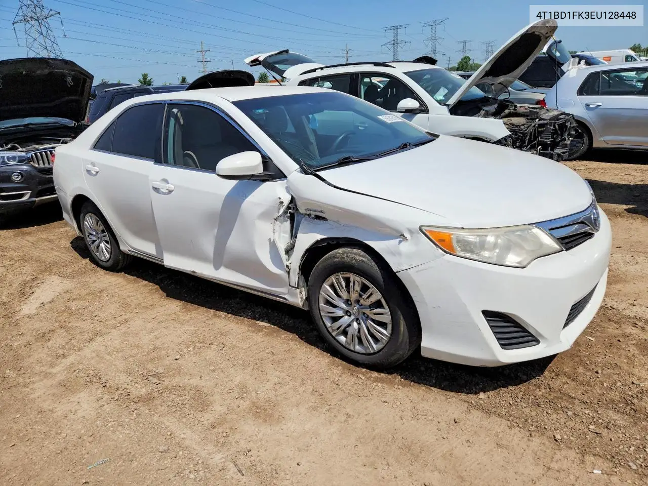 2014 Toyota Camry Hybrid Le VIN: 4T1BD1FK3EU128448 Lot: 59242816