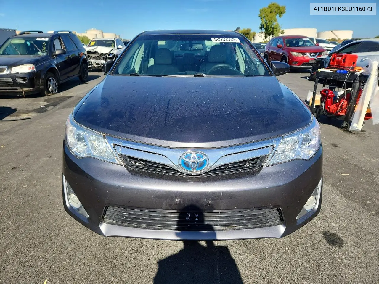 2014 Toyota Camry Hybrid Xle VIN: 4T1BD1FK3EU116073 Lot: 60552536