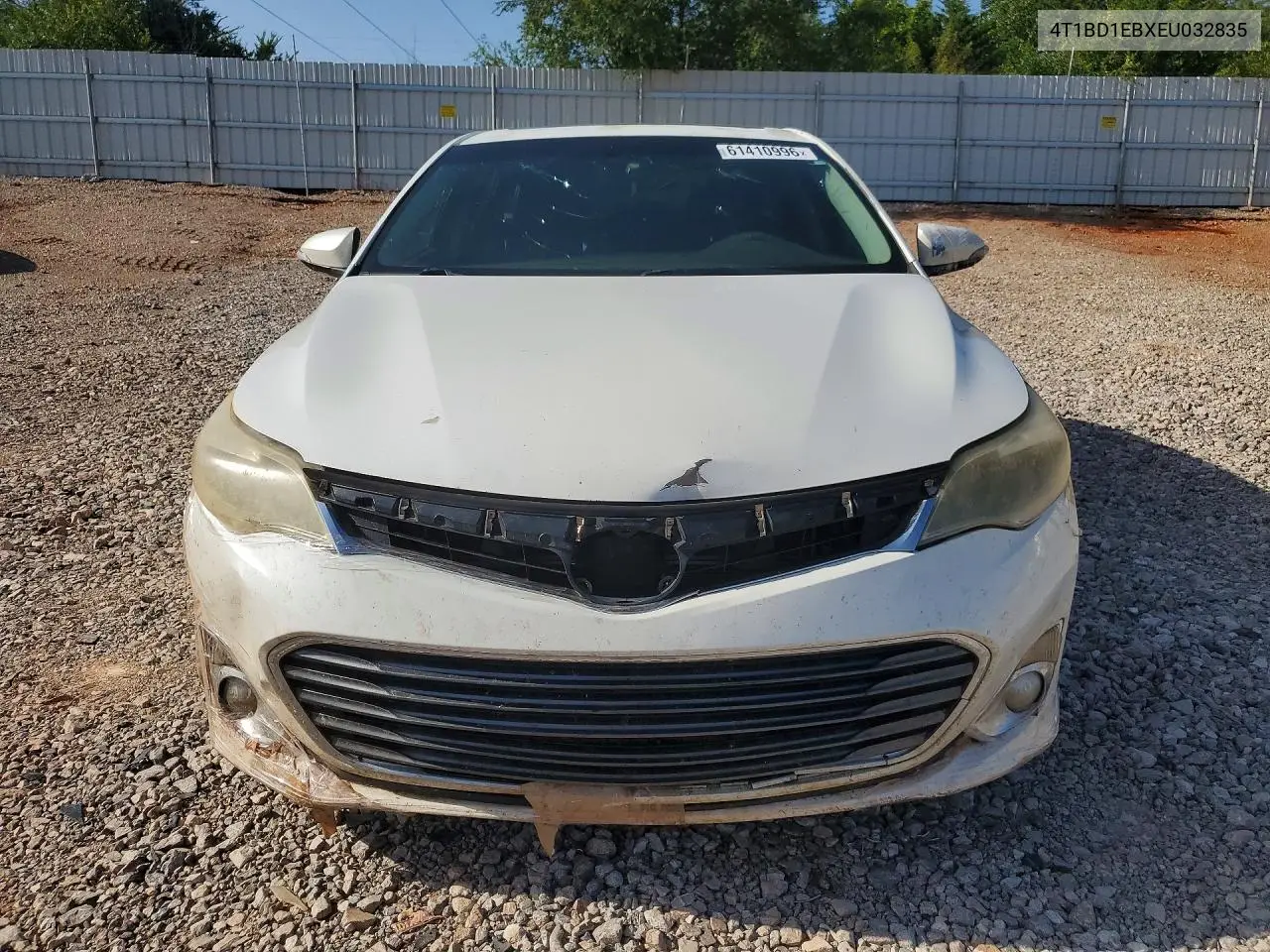 2014 Toyota Avalon Hybrid Limited VIN: 4T1BD1EBXEU032835 Lot: 61410996