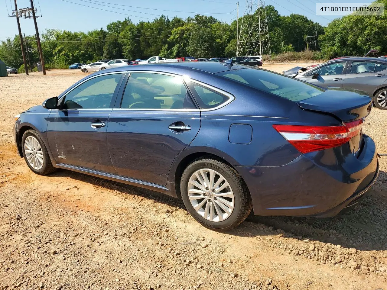 2014 Toyota Avalon Hybrid Limited VIN: 4T1BD1EB1EU025692 Lot: 61575466