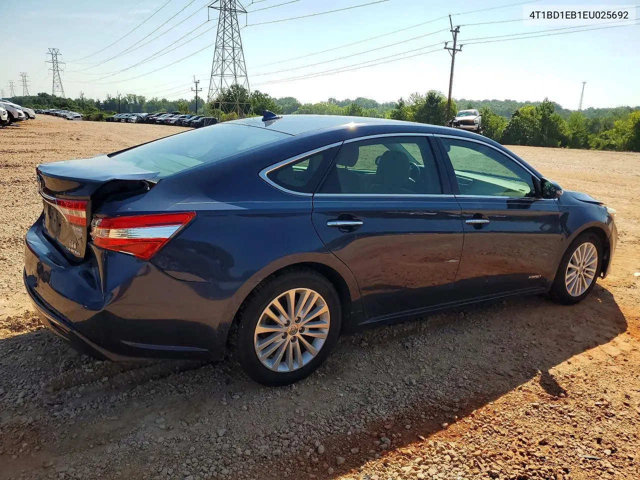 2014 Toyota Avalon Hybrid Limited VIN: 4T1BD1EB1EU025692 Lot: 61575466