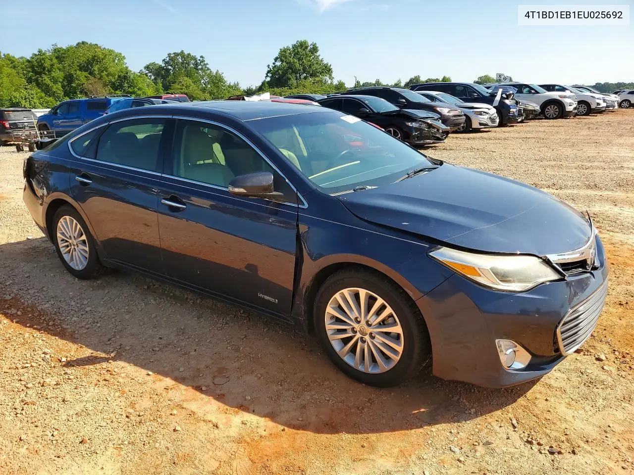 2014 Toyota Avalon Hybrid Limited VIN: 4T1BD1EB1EU025692 Lot: 61575466