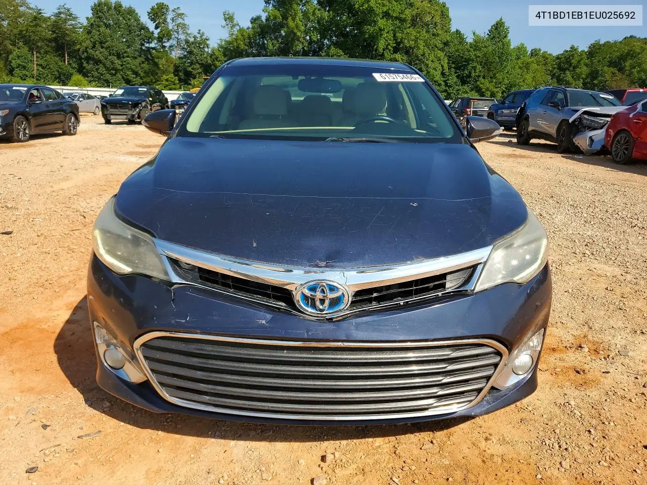 2014 Toyota Avalon Hybrid Limited VIN: 4T1BD1EB1EU025692 Lot: 61575466