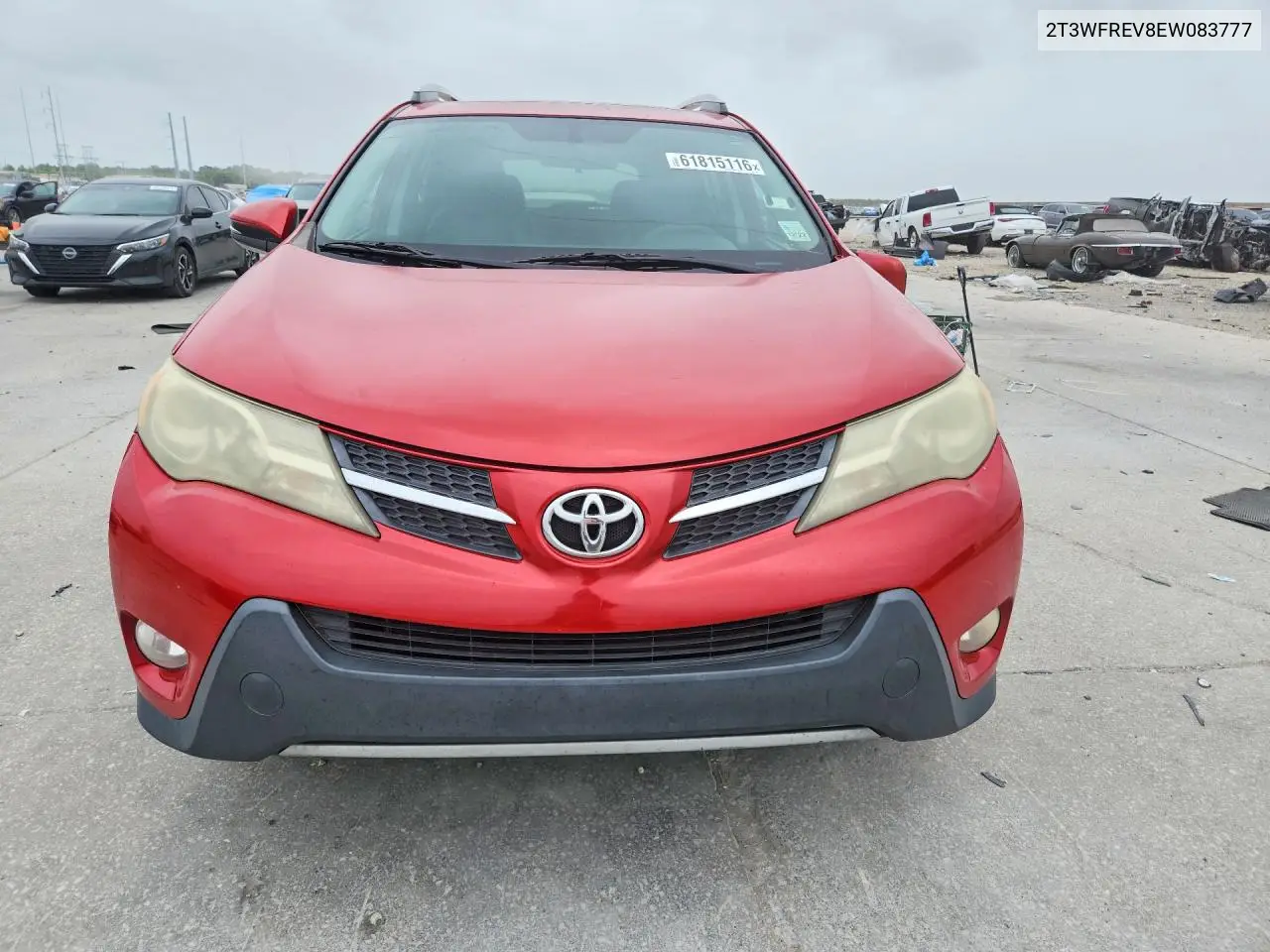 2014 Toyota Rav4 Xle VIN: 2T3WFREV8EW083777 Lot: 61815116