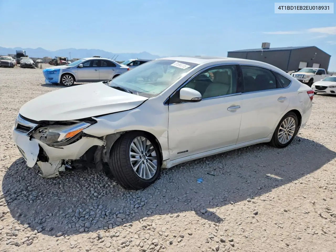 2014 Toyota Avalon Hybrid Xle Premium VIN: 4T1BD1EB2EU018931 Lot: 61899206