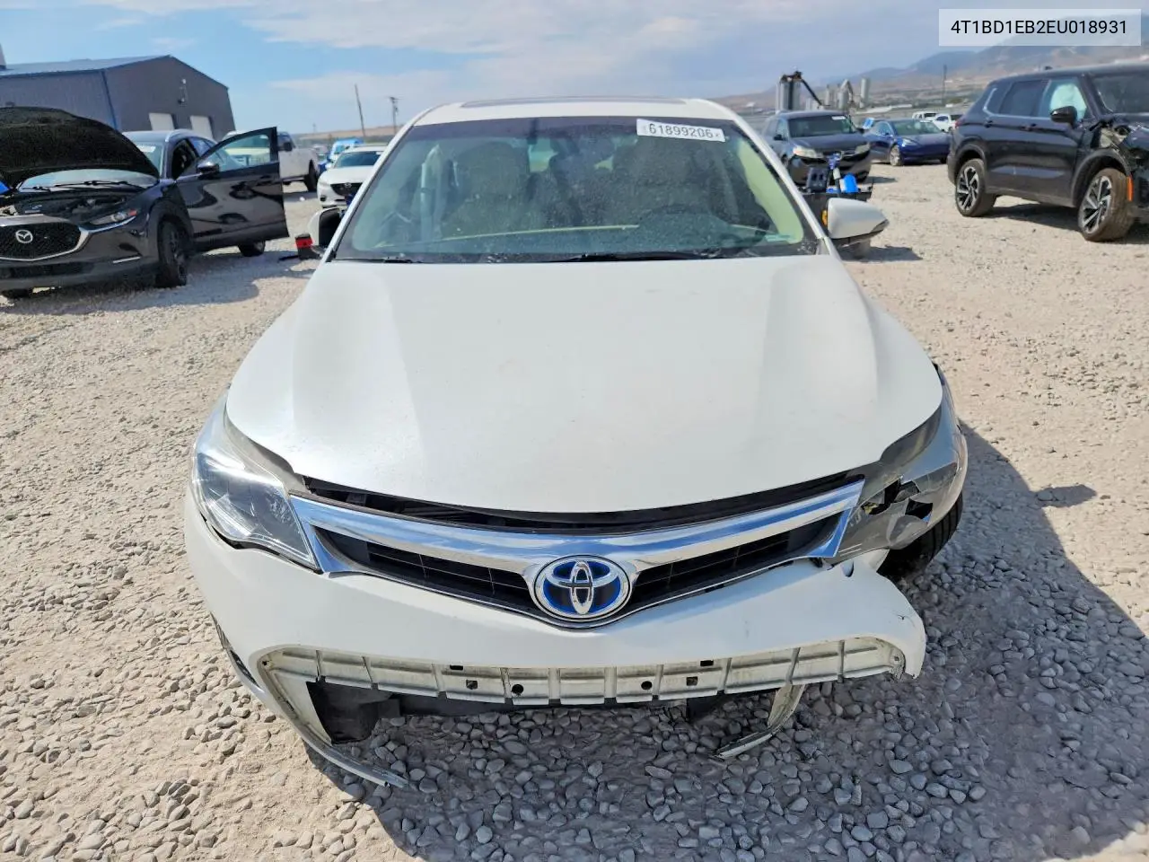 2014 Toyota Avalon Hybrid Xle Premium VIN: 4T1BD1EB2EU018931 Lot: 61899206
