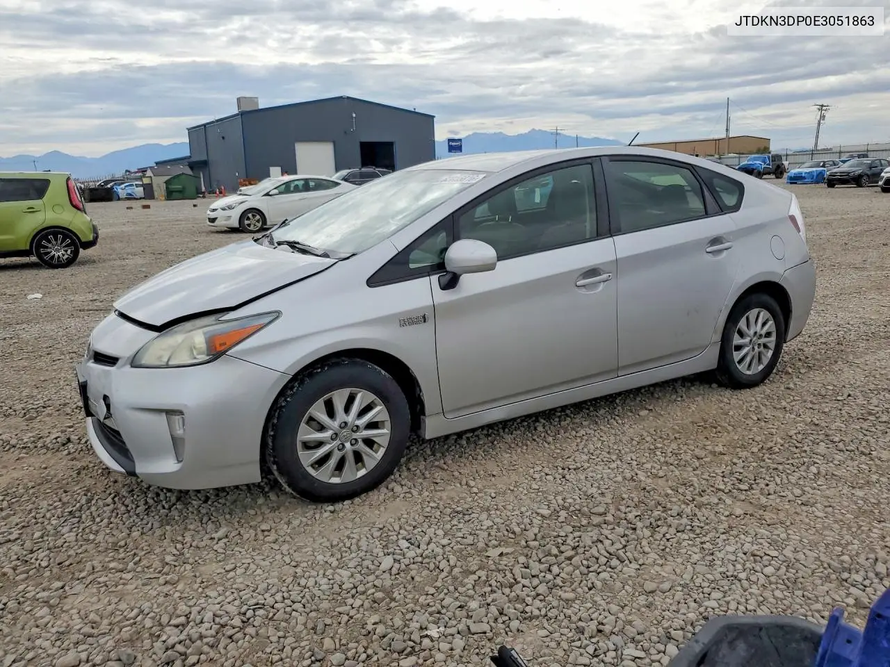 2014 Toyota Prius Plug-In Hybrid Base VIN: JTDKN3DP0E3051863 Lot: 62015816