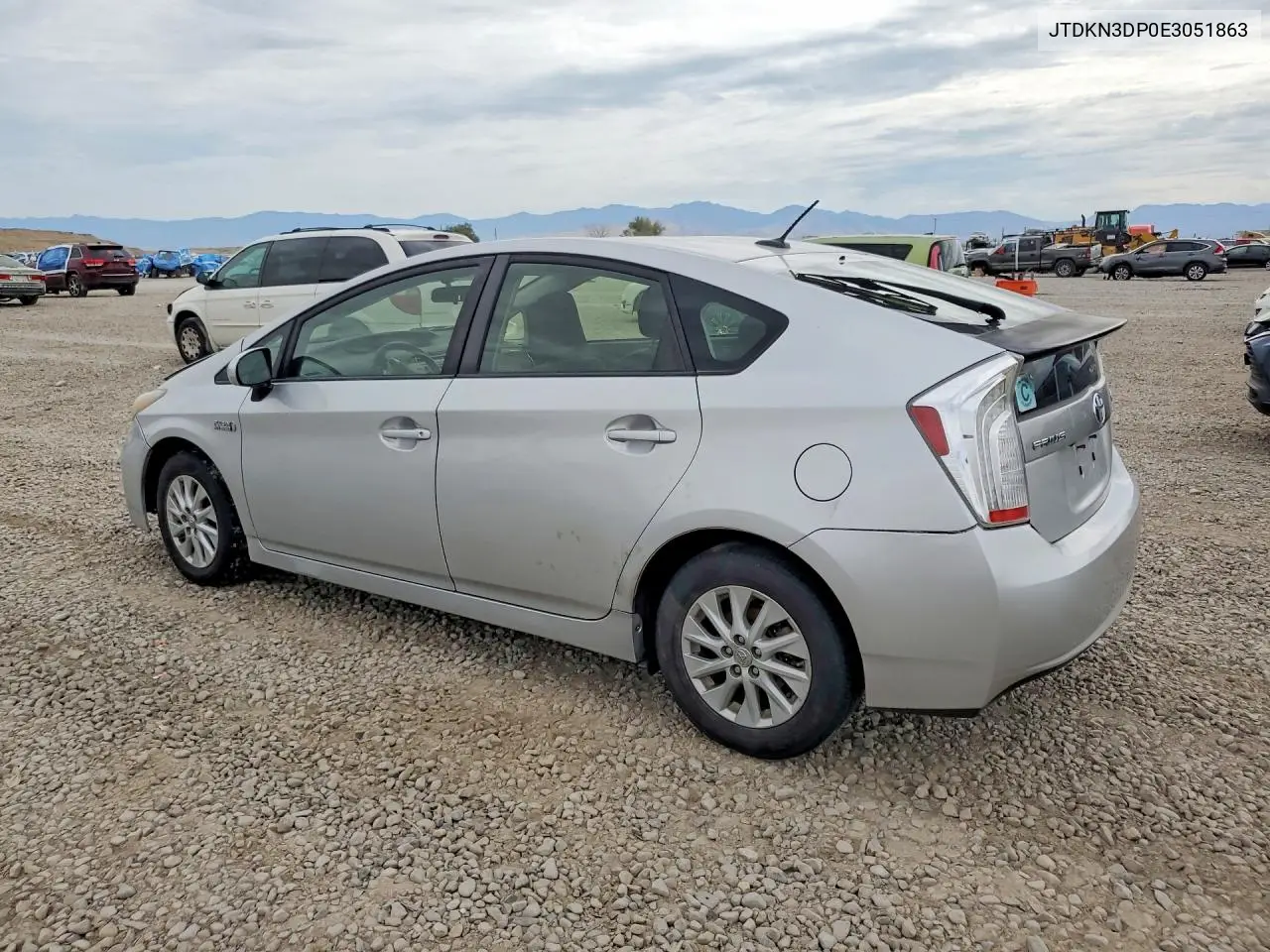 2014 Toyota Prius Plug-In Hybrid Base VIN: JTDKN3DP0E3051863 Lot: 62015816