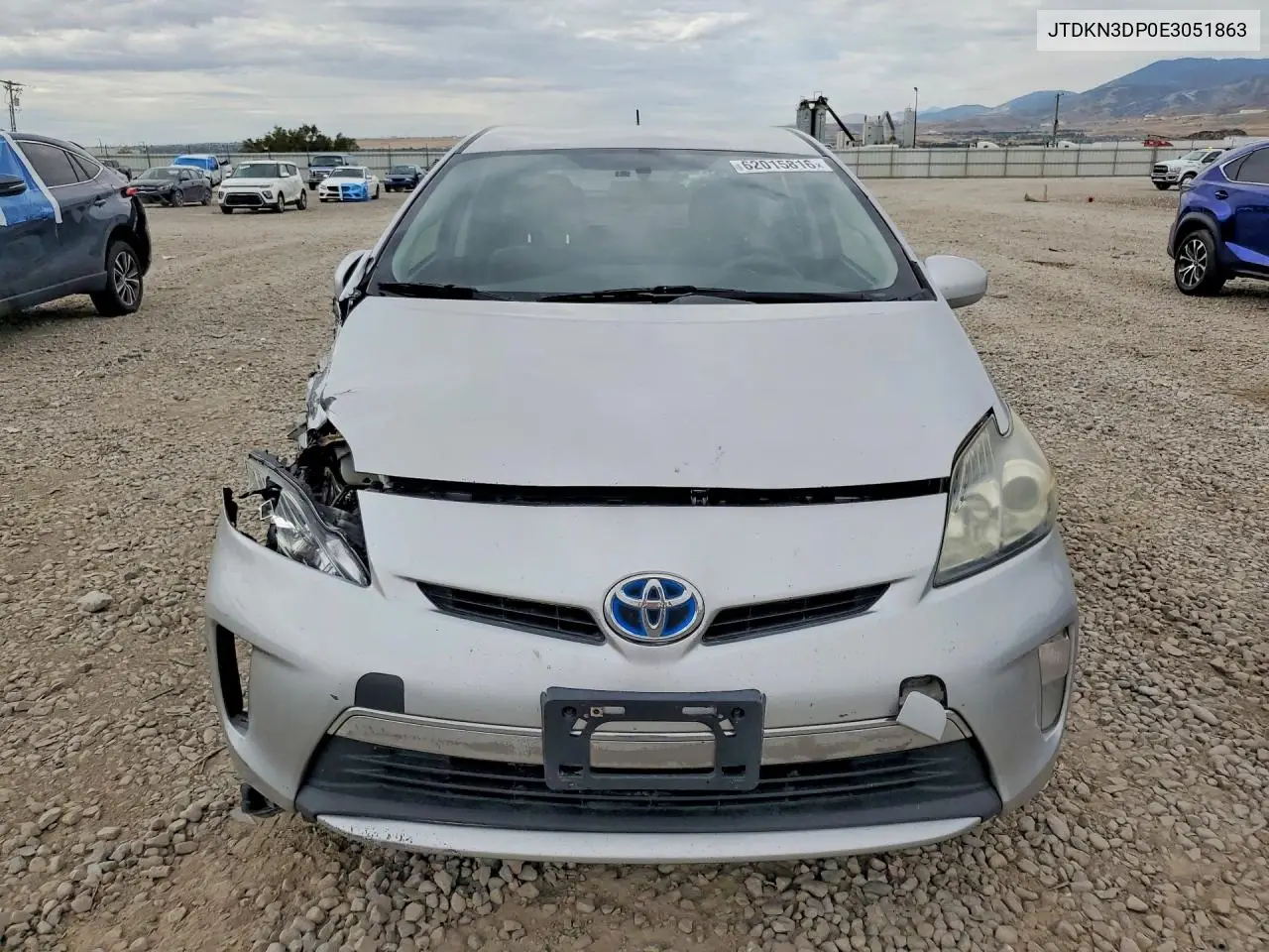 2014 Toyota Prius Plug-In Hybrid Base VIN: JTDKN3DP0E3051863 Lot: 62015816