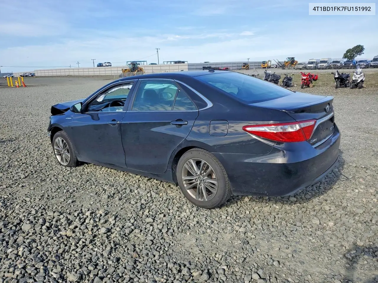 2015 Toyota Camry Hybrid Se VIN: 4T1BD1FK7FU151992 Lot: 56286106