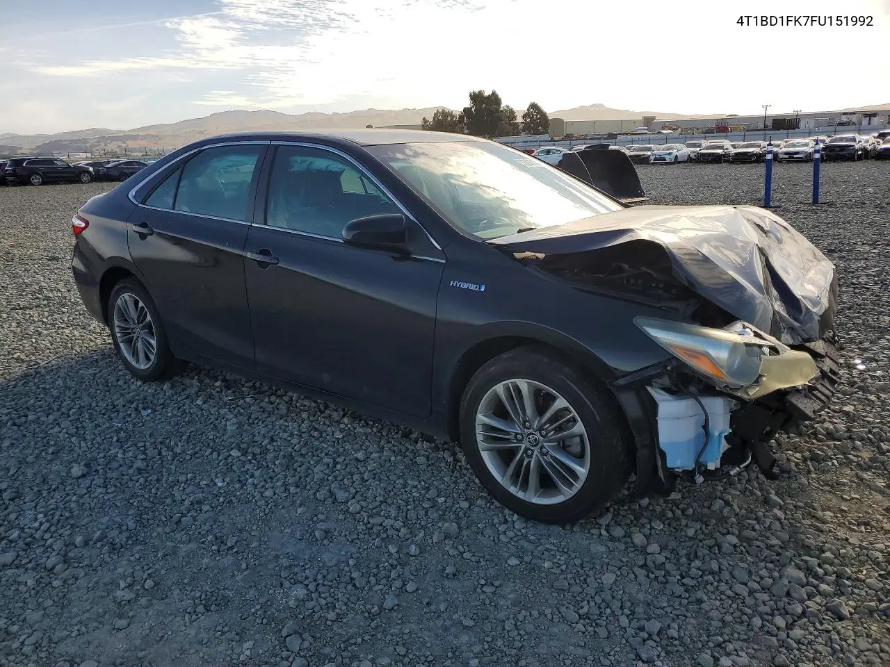 2015 Toyota Camry Hybrid Se VIN: 4T1BD1FK7FU151992 Lot: 56286106