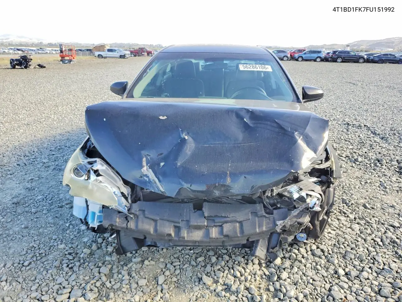 2015 Toyota Camry Hybrid Se VIN: 4T1BD1FK7FU151992 Lot: 56286106