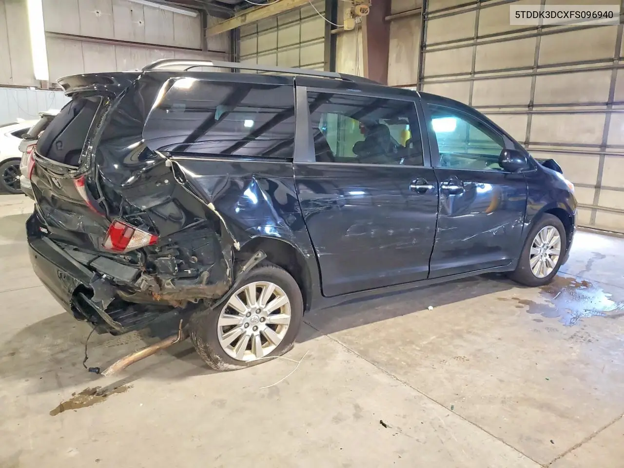 2015 Toyota Sienna Xle Premium 7-Passenger VIN: 5TDDK3DCXFS096940 Lot: 57074236