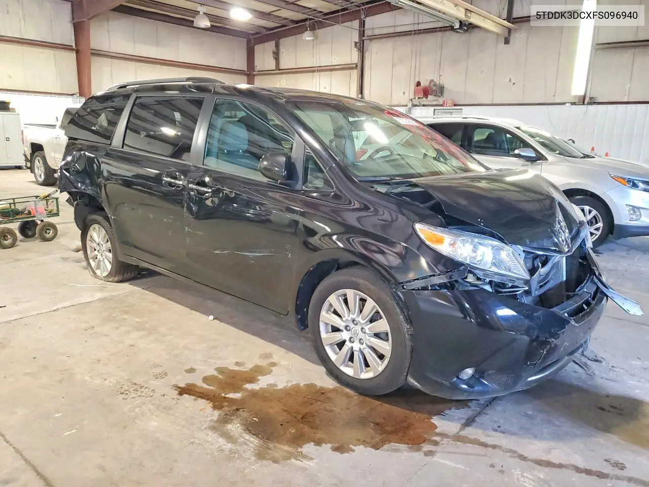 2015 Toyota Sienna Xle Premium 7-Passenger VIN: 5TDDK3DCXFS096940 Lot: 57074236