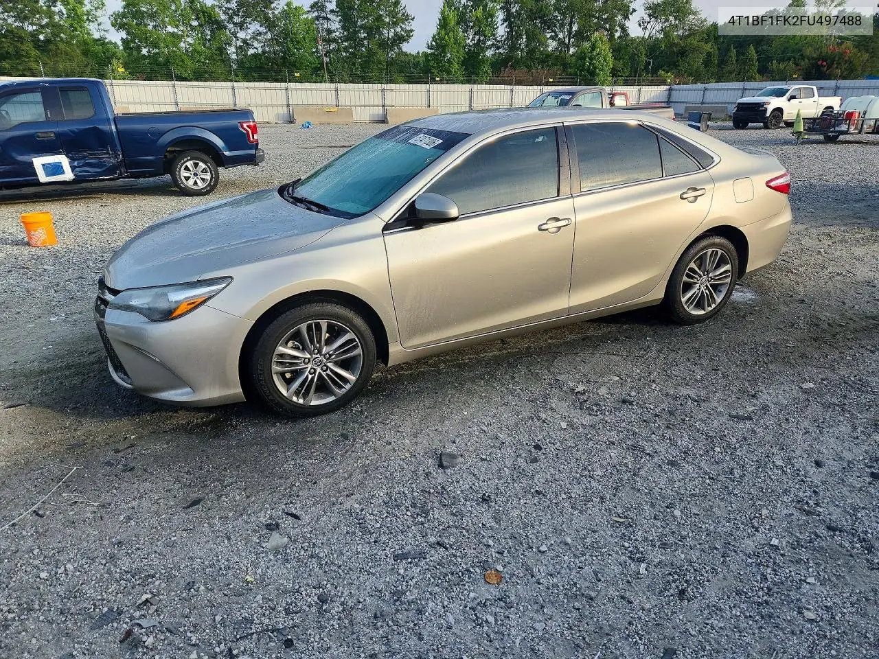 2015 Toyota Camry Se VIN: 4T1BF1FK2FU497488 Lot: 57471306