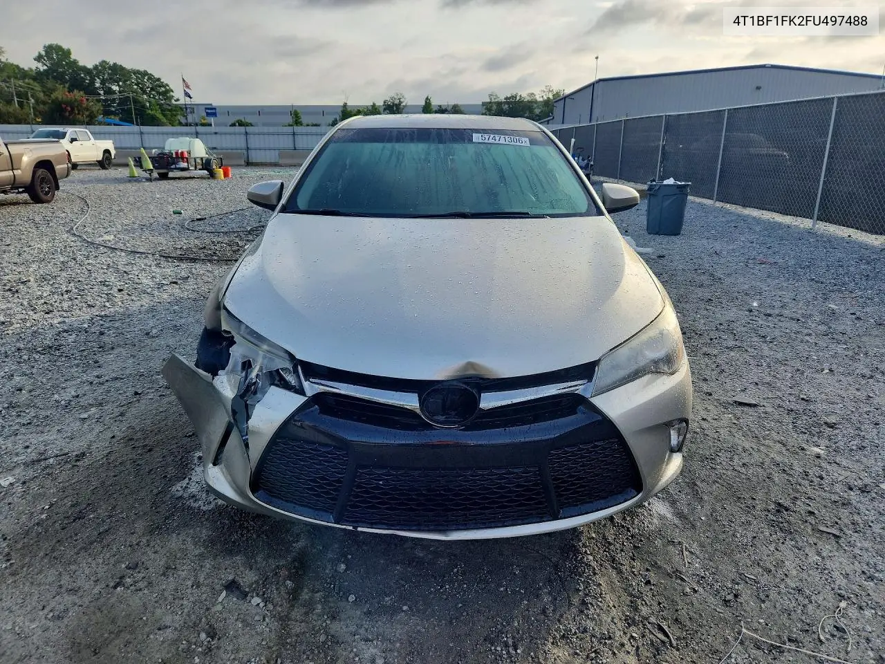2015 Toyota Camry Se VIN: 4T1BF1FK2FU497488 Lot: 57471306