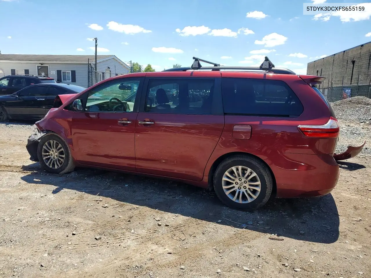 2015 Toyota Sienna Xle 8-Passenger VIN: 5TDYK3DCXFS655159 Lot: 57550756